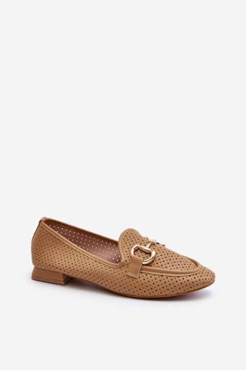 Mokasyny Model Iluvana FF-33 Camel - Step in style Mokasyny Model Iluvana FF-33 Camel - Step in style