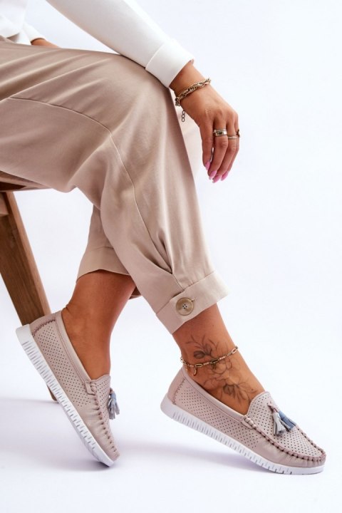 Mokasyny Model Lanzarot 23PB08-5372 Light Pink - Step in style Mokasyny Model Lanzarot 23PB08-5372 Light Pink - Step in style