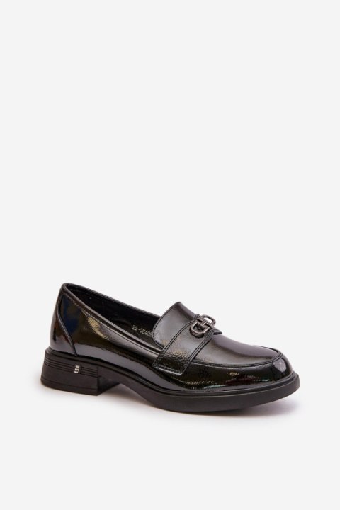 Mokasyny Model Vinceza 58409 Black lakier - Step in style Mokasyny Model Vinceza 58409 Black lakier - Step in style