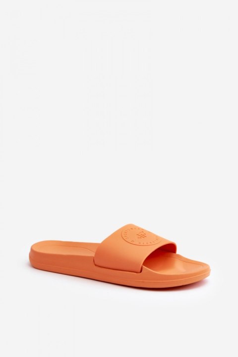 Sandał Klapki Model 4FMM00FFLIF045-70S Orange - Step in style Sandał Klapki Model 4FMM00FFLIF045-70S Orange - Step in style