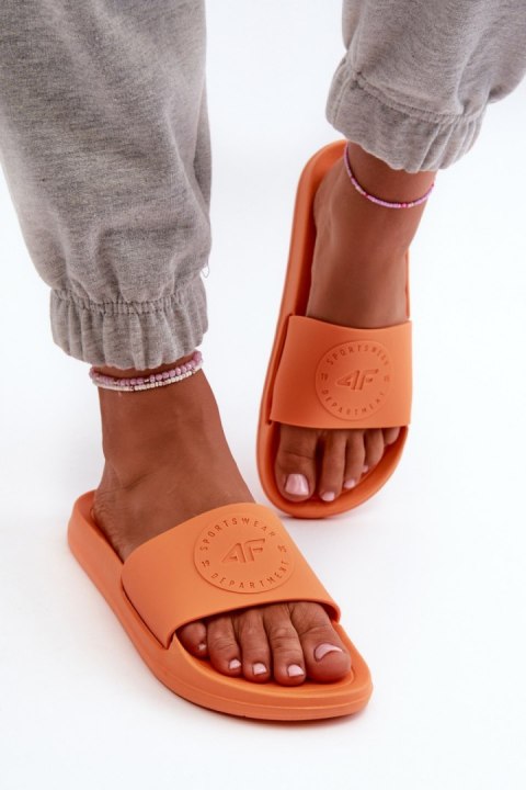 Sandał Klapki Model 4FMM00FFLIF045-70S Orange - Step in style Sandał Klapki Model 4FMM00FFLIF045-70S Orange - Step in style