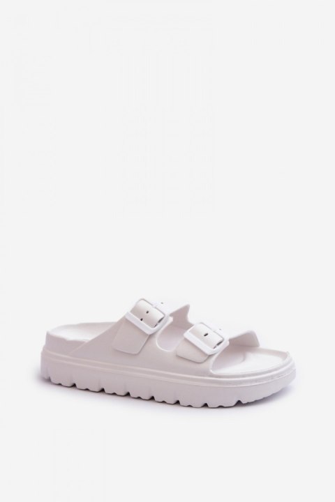 Sandał Klapki Model Melorea 24SD97-5610 White - Step in style Sandał Klapki Model Melorea 24SD97-5610 White - Step in style