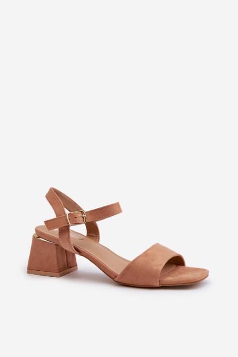 Sandały Model Leisha LT33-10 Camel - Step in style Sandały Model Leisha LT33-10 Camel - Step in style