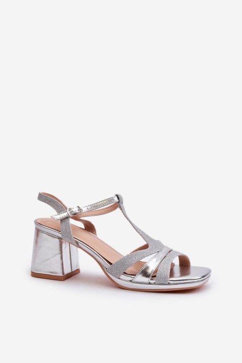 Sandały Model Lyana C-146 Silver - Step in style Sandały Model Lyana C-146 Silver - Step in style