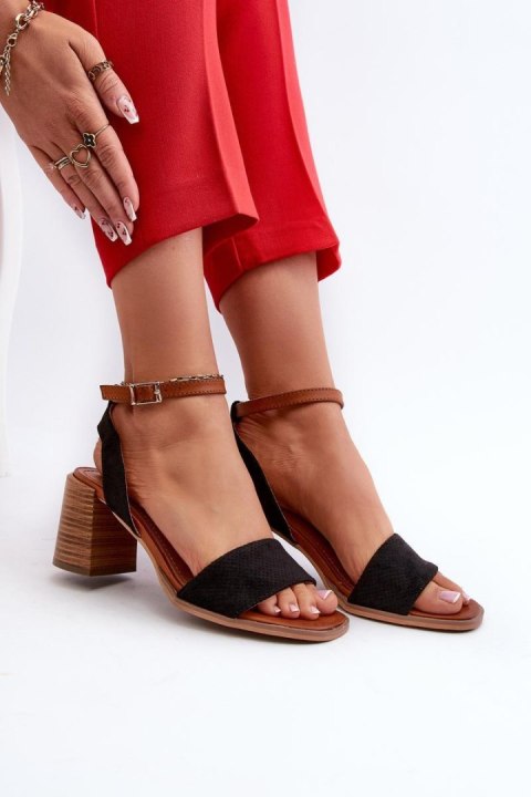 Sandały Model Ronvia 24SD35-7082 Black - Step in style Sandały Model Ronvia 24SD35-7082 Black - Step in style