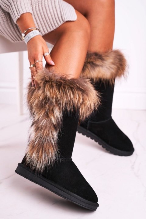 Śniegowce Model Balvin W19112 BLK Black - Step in style Śniegowce Model Balvin W19112 BLK Black - Step in style