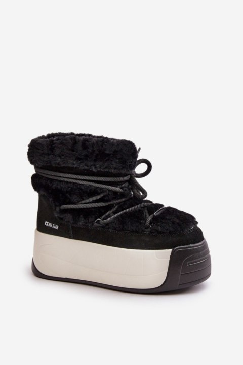 Śniegowce Model Big Star OO274A206 Black - Step in style Śniegowce Model Big Star OO274A206 Black - Step in style