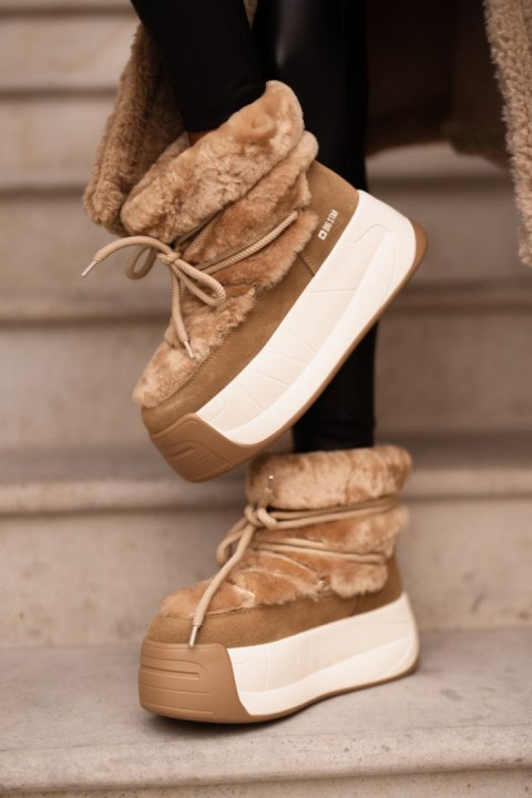 Śniegowce Model Big Star OO274A207 Brown - Step in style Śniegowce Model Big Star OO274A207 Brown - Step in style