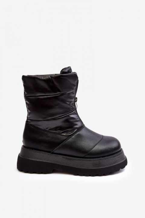 Śniegowce Model GOE MM2N4078 Black - Step in style Śniegowce Model GOE MM2N4078 Black - Step in style