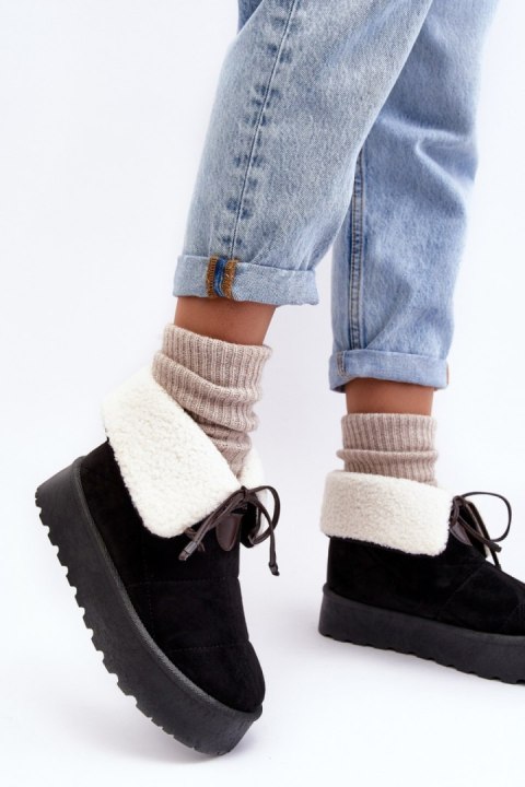Śniegowce Model Olimuka VL212P Black - Step in style Śniegowce Model Olimuka VL212P Black - Step in style