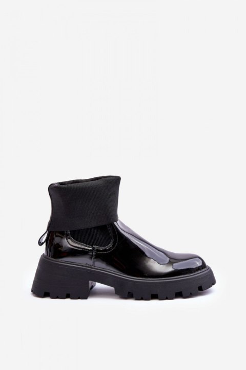 Sztyblety Model Pavo DES925M Black Lakier - Step in style Sztyblety Model Pavo DES925M Black Lakier - Step in style