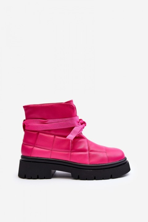 Botki Model Bizzanti NS307 Pink - Step in style Botki Model Bizzanti NS307 Pink - Step in style