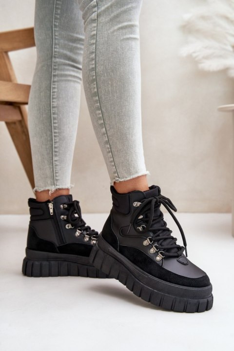 Botki Model Jelenia 24BT26-7928 Black - Step in style Botki Model Jelenia 24BT26-7928 Black - Step in style