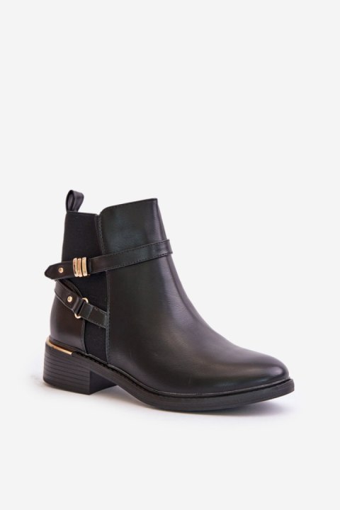 Botki Model Kikirra W-95 Black - Step in style Botki Model Kikirra W-95 Black - Step in style
