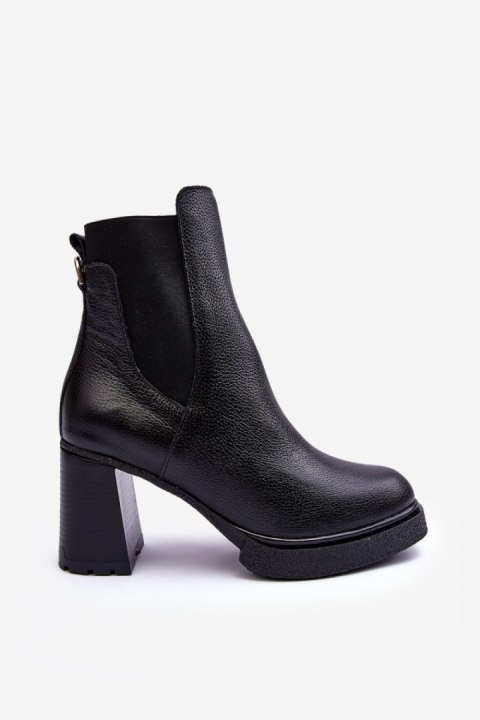 Botki Model Lemar Liresa 60440 Black - Step in style Botki Model Lemar Liresa 60440 Black - Step in style
