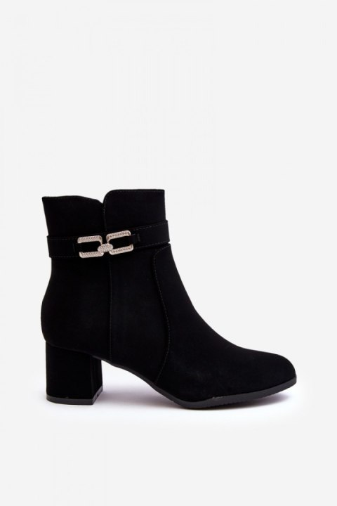 Botki Model Numissa S-1106 Black - Step in style Botki Model Numissa S-1106 Black - Step in style
