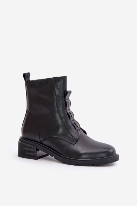 Botki Model Olidrila 24BT15-7443 Black - Step in style Botki Model Olidrila 24BT15-7443 Black - Step in style