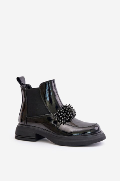 Botki Model Solimav 24BT15-7453 Black - Step in style Botki Model Solimav 24BT15-7453 Black - Step in style