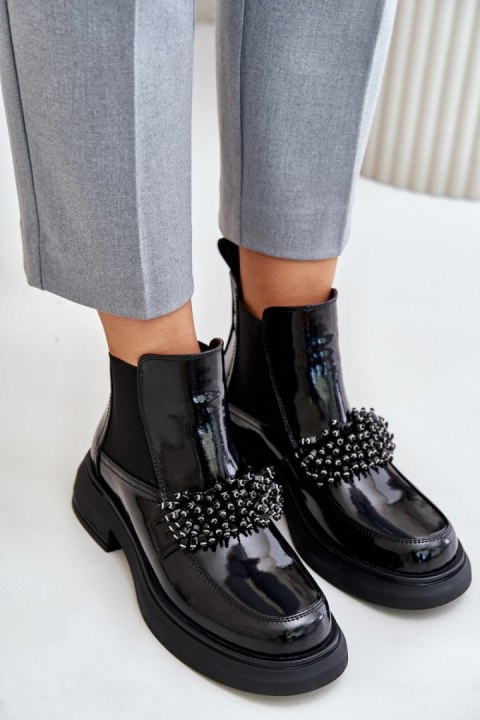 Botki Model Solimav 24BT15-7453 Black - Step in style Botki Model Solimav 24BT15-7453 Black - Step in style