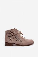 Botki Model Zazoo 2871/024 Beige - Step in style