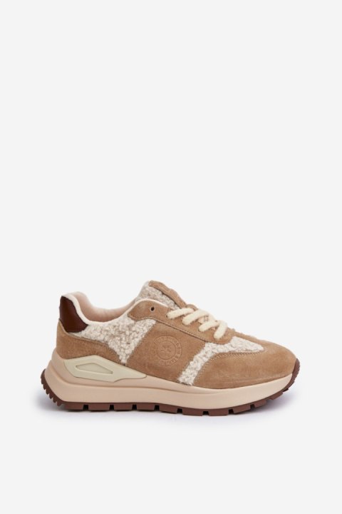 Buty Sportowe Model Big Star OO274A317 Hi-Polly System Beige - Step in style Buty Sportowe Model Big Star OO274A317 Hi-Polly System Beige - Step in style