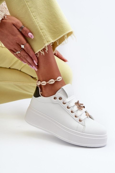 Buty Sportowe Model Cavisa C2168 White/Black - Step in style Buty Sportowe Model Cavisa C2168 White/Black - Step in style