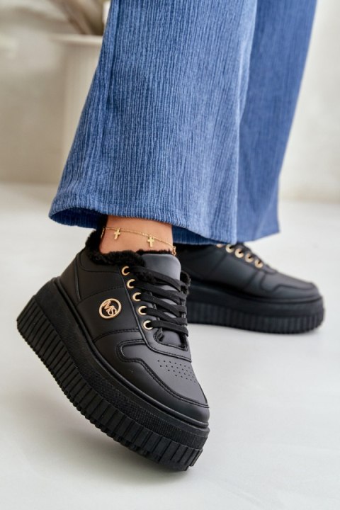 Buty Sportowe Model Verissha TL292 Black - Step in style Buty Sportowe Model Verissha TL292 Black - Step in style