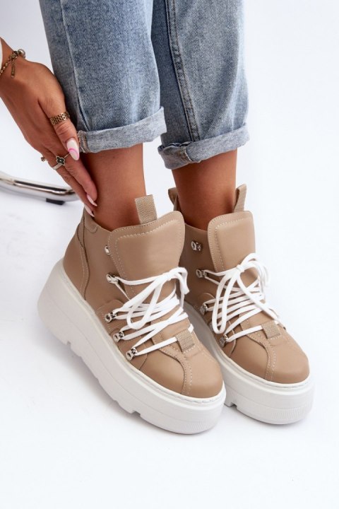 Buty Sportowe Model Zazoo 3416 Beige - Step in style Buty Sportowe Model Zazoo 3416 Beige - Step in style