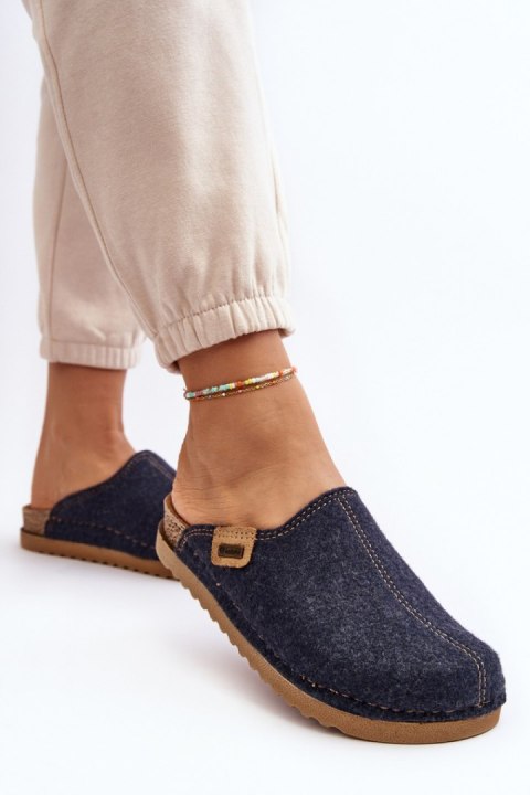 Kapcie Model Inblu DJ000010 Navy - Step in style Kapcie Model Inblu DJ000010 Navy - Step in style