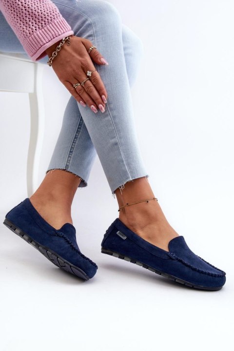 Mokasyny Model Amrutia DF937 Navy - Step in style Mokasyny Model Amrutia DF937 Navy - Step in style