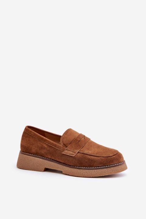 Mokasyny Model Belania C-528 Brown - Step in style Mokasyny Model Belania C-528 Brown - Step in style