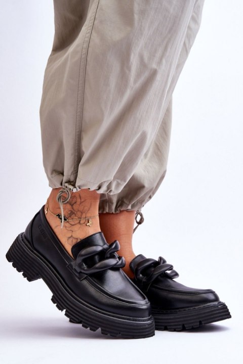 Mokasyny Model Big Star LL274580 Black - Step in style Mokasyny Model Big Star LL274580 Black - Step in style