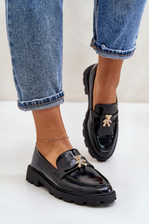 Mokasyny Model Kaithra 6675-1 Black - Step in style Mokasyny Model Kaithra 6675-1 Black - Step in style