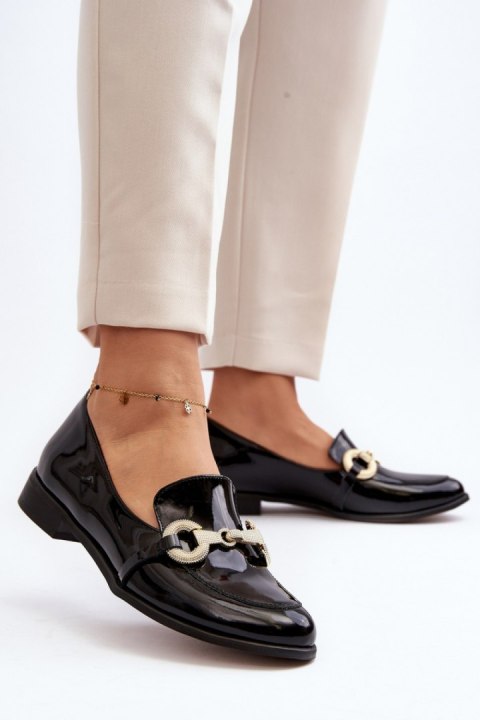 Mokasyny Model Zazoo 2880/035 Black - Step in style Mokasyny Model Zazoo 2880/035 Black - Step in style