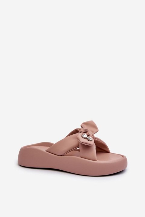 Sandał Klapki Model Goe NN2N4109 Pink - Step in style Sandał Klapki Model Goe NN2N4109 Pink - Step in style