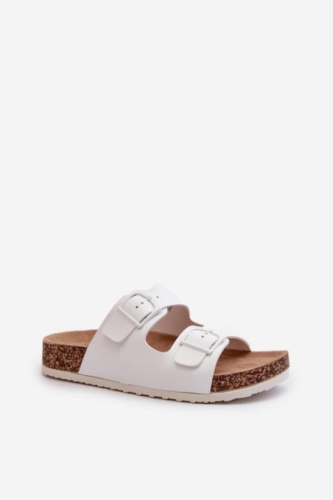 Sandał Klapki Model Klinesta 24SD97-7302 White - Step in style Sandał Klapki Model Klinesta 24SD97-7302 White - Step in style