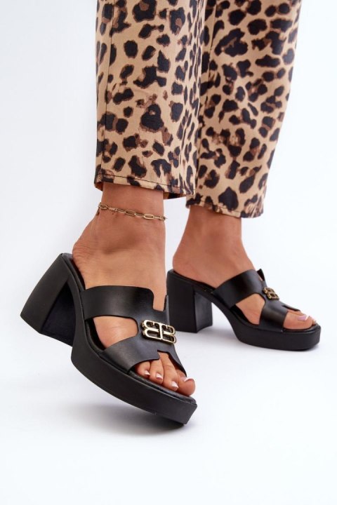 Sandał Klapki Model Zazoo 40419 Black - Step in style Sandał Klapki Model Zazoo 40419 Black - Step in style