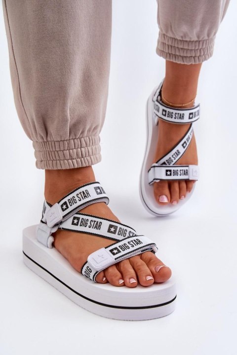 Sandały Model Big Star NN274A526 White - Step in style Sandały Model Big Star NN274A526 White - Step in style