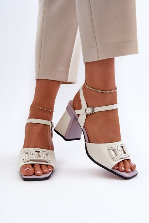 Sandały Model DA MR38-156 White - Step in style Sandały Model DA MR38-156 White - Step in style