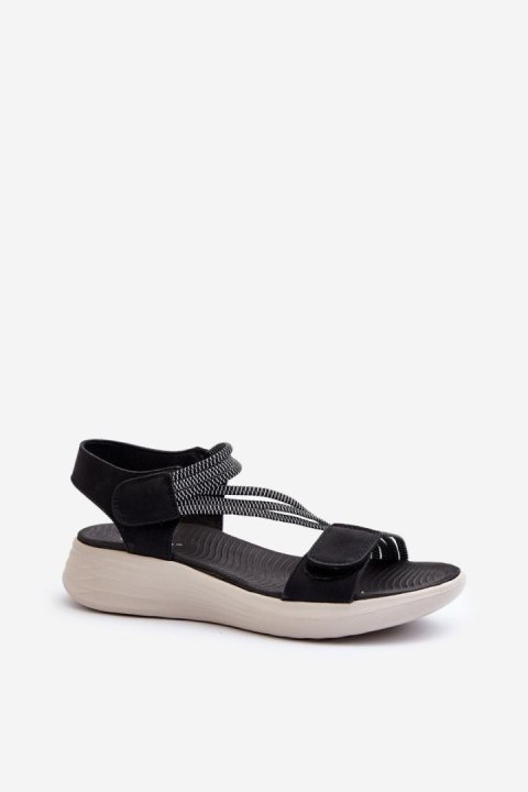 Sandały Model Eladora 24SD06-7056 Black - Step in style Sandały Model Eladora 24SD06-7056 Black - Step in style