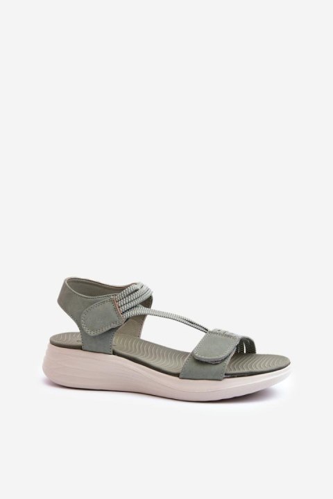 Sandały Model Eladora 24SD06-7056 Green - Step in style Sandały Model Eladora 24SD06-7056 Green - Step in style