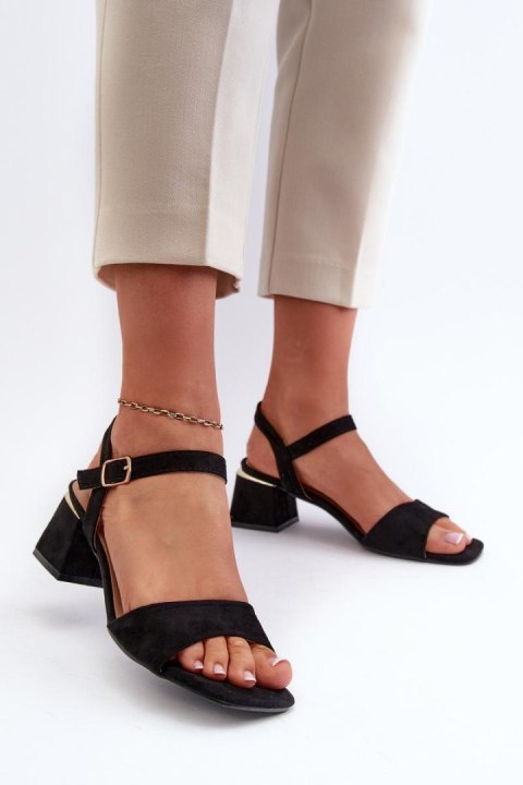 Sandały Model Leisha LT33-10 Black - Step in style Sandały Model Leisha LT33-10 Black - Step in style