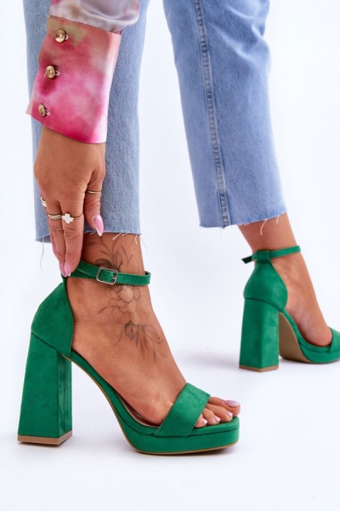 Sandały Model Merila LC-29 Green - Step in style Sandały Model Merila LC-29 Green - Step in style