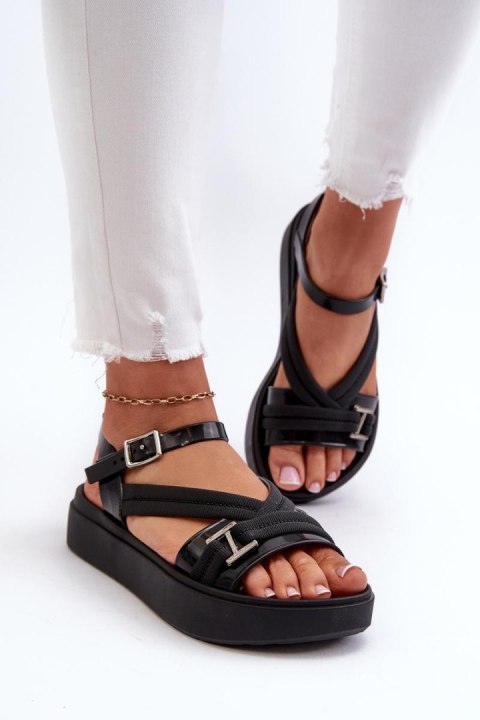 Sandały Model Zaxy LL285064 Black - Step in style Sandały Model Zaxy LL285064 Black - Step in style