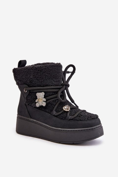 Śniegowce Model Almatiza UK180P Black - Step in style Śniegowce Model Almatiza UK180P Black - Step in style