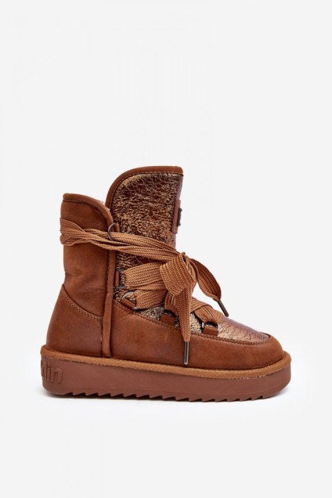 Śniegowce Model D.Franklin DFSH370006 Brown - Step in style Śniegowce Model D.Franklin DFSH370006 Brown - Step in style