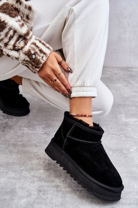 Śniegowce Model Nucca W5828 Black - Step in style Śniegowce Model Nucca W5828 Black - Step in style