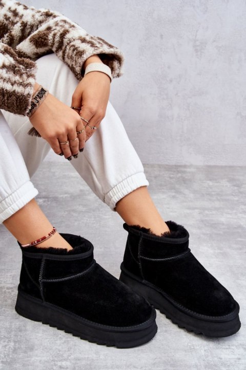 Śniegowce Model Nucca W5828 Black - Step in style Śniegowce Model Nucca W5828 Black - Step in style
