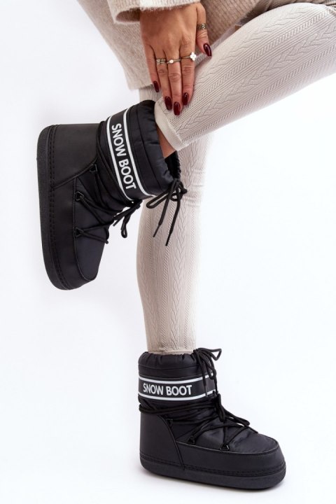 Śniegowce Model Soia NB619 Black - Step in style Śniegowce Model Soia NB619 Black - Step in style