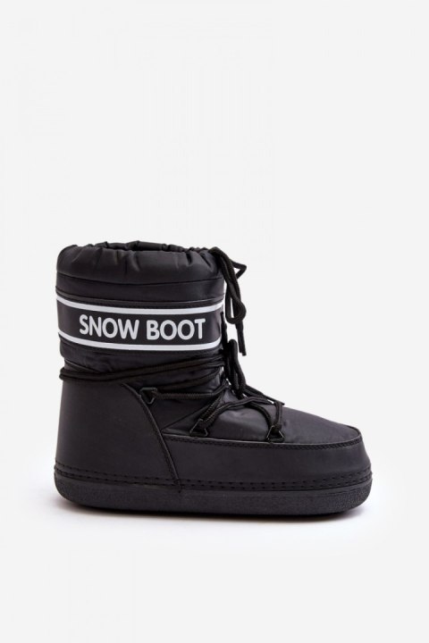 Śniegowce Model Soia NB619 Black - Step in style Śniegowce Model Soia NB619 Black - Step in style